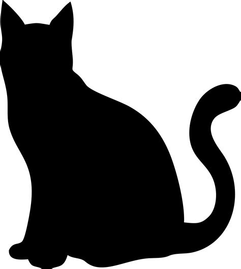 black cat clip art free|free printable black cat silhouette.